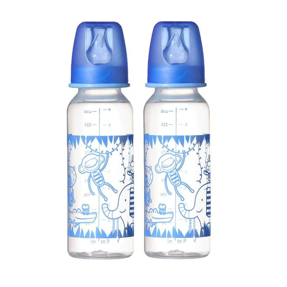 Tommee Tippee Essentials Decorated Feeding Bottles (3M+) – 250ml